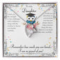 Forever Love Necklace For Daughter with On Demand Message Card Selling price: $29.95
