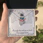 Forever Love Necklace For Daughter with On Demand Message Card Selling price: $29.95