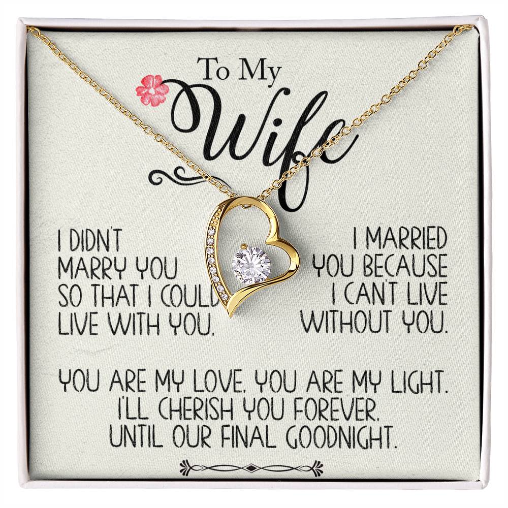 To My Wife | Can't Live Without You - Gift Set