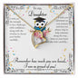 Forever Love Necklace For Daughter with On Demand Message Card Selling price: $29.95