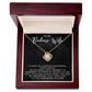 To My Badass Wife | For All The Tomorrows To Come - Love Knot Necklace