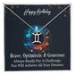 Happy Birthday Zodiac Neclace - Gift Set