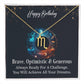 Happy Birthday Zodiac Neclace - Gift Set